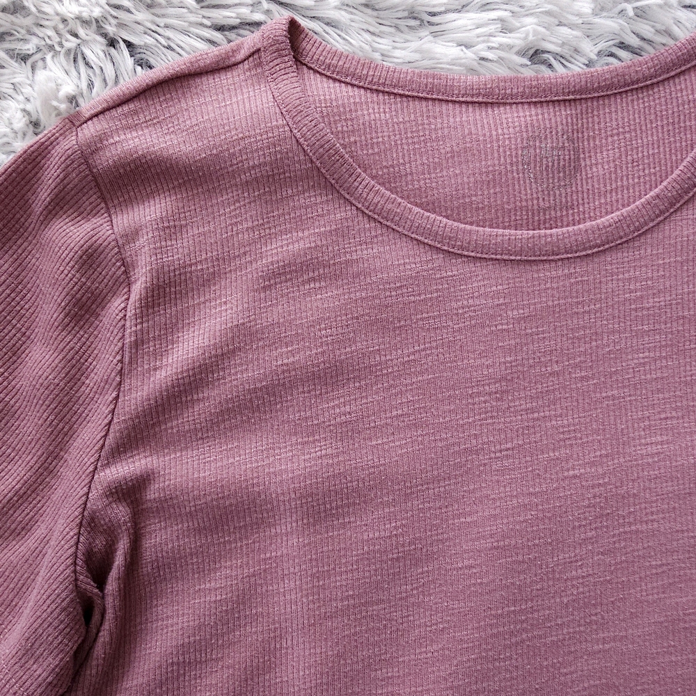 Maurices Dusty Rose Short Sleeve Tee - Picture 4 of 4